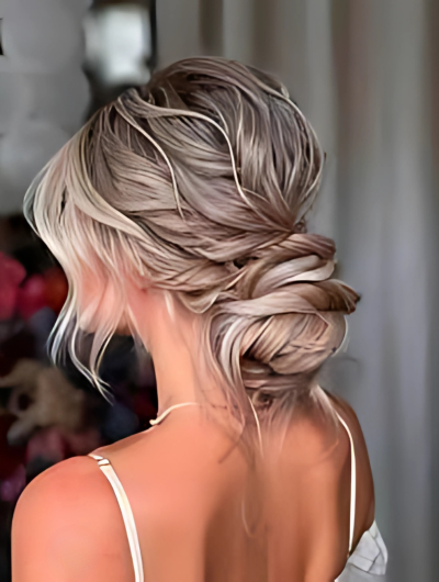 5. Messy Bun with Mega Volume - stunning hairstyles