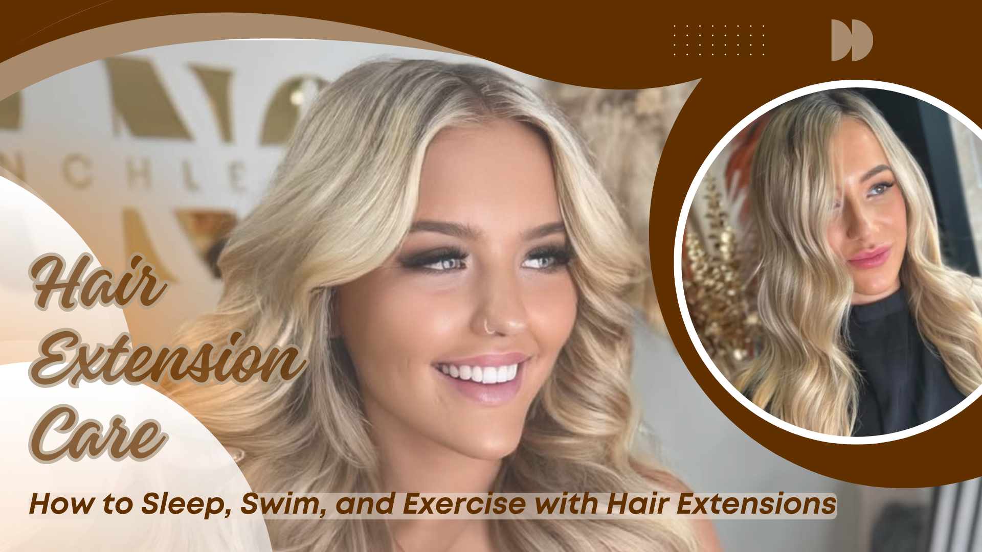 Hair Extension Care: How to Sleep, Swim, and Exercise with Hair Extensions