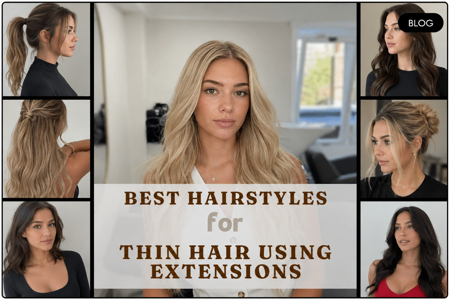 Best Hairstyles for Thin Hair Using Extensions
