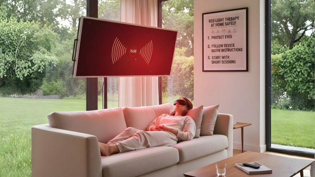 Using Red Light Therapy At Home Safely