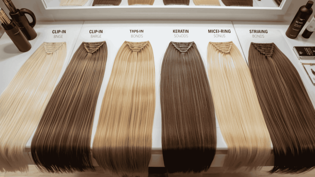 Types of Hair Extensions Available Today