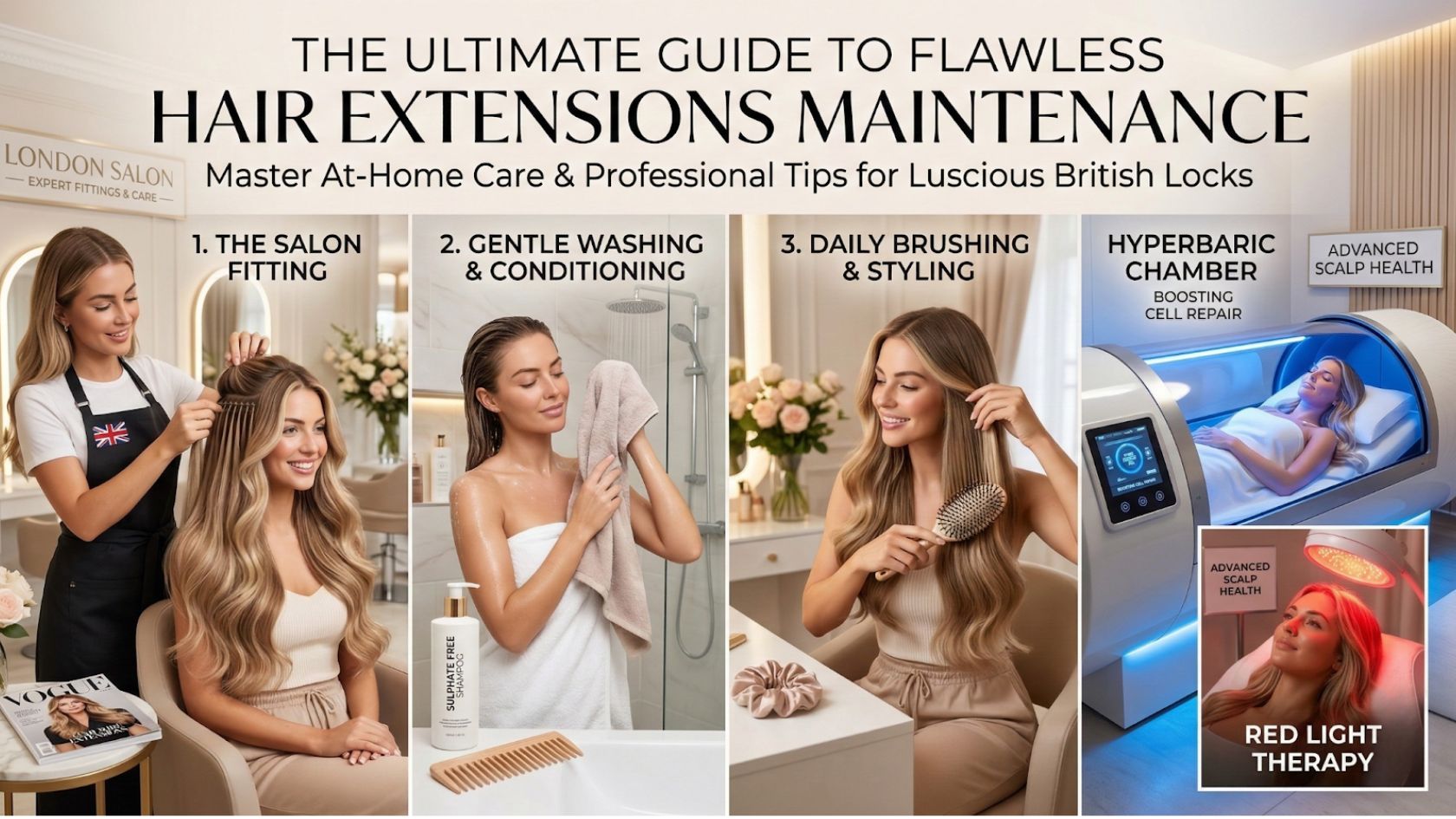 The Ultimate Guide to Flawless Hair Extension Maintenance