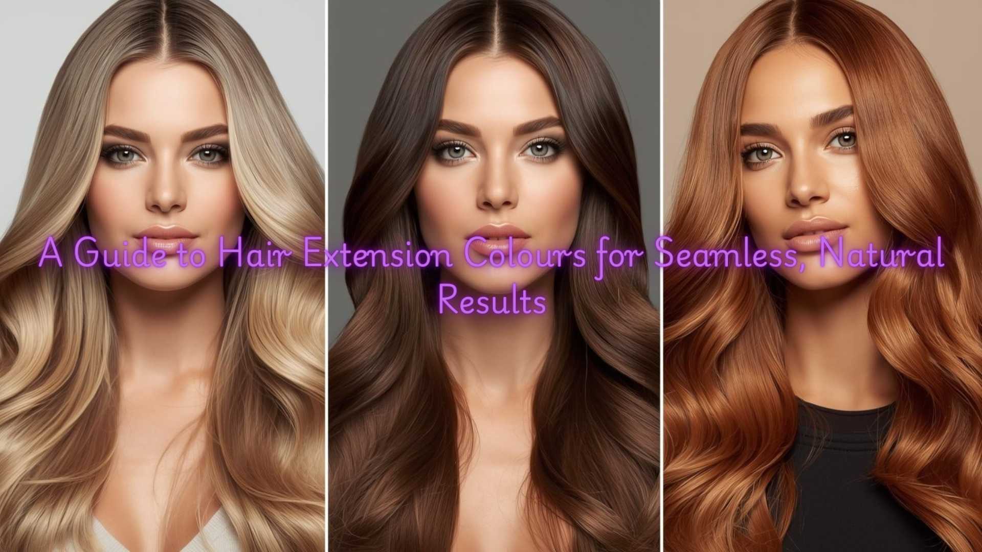 Hair Extension Colours for Seamless, Natural Results