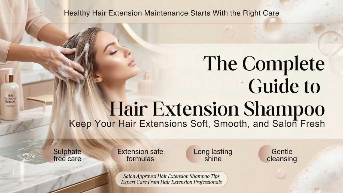 Guide to Hair Extension Shampoo for Healthy, Long-Lasting Extensions